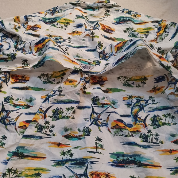 Columbia PFG Vented Short Sleeve Fishing Shirt Men's Size XL - Picture 8 of 12